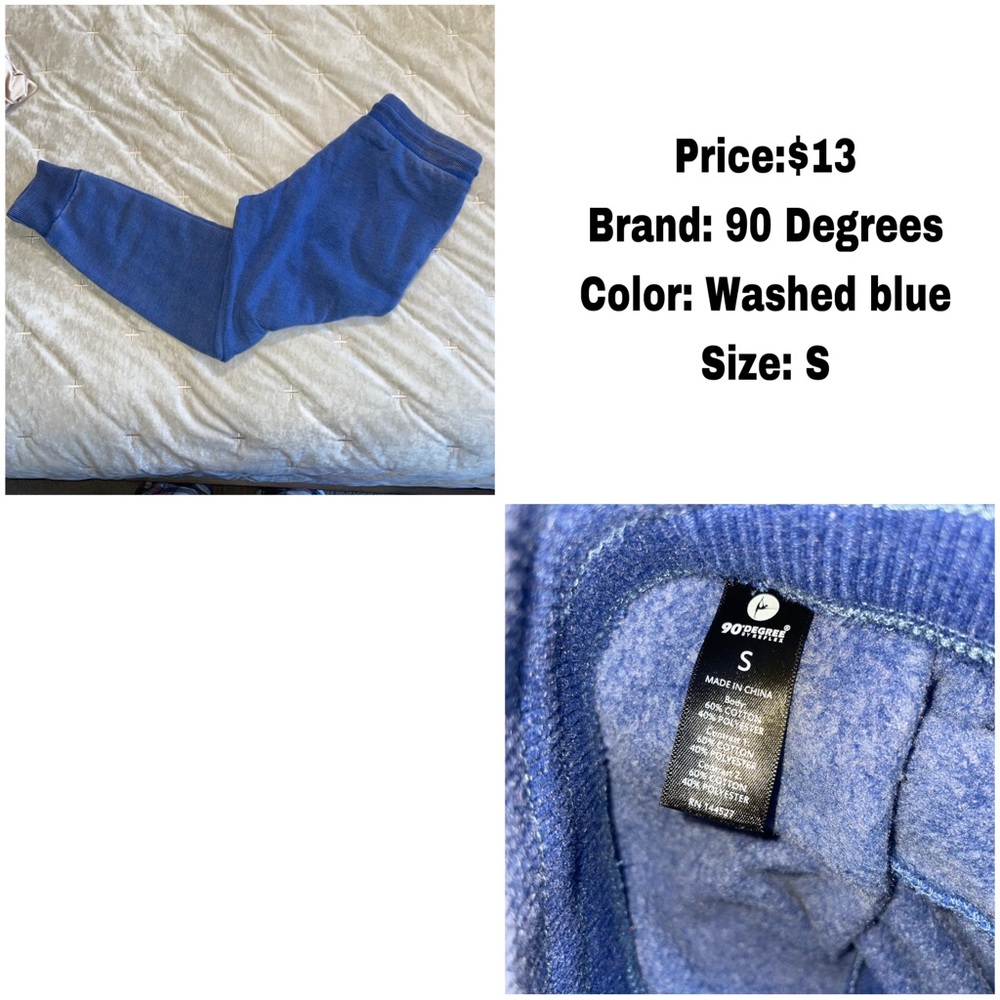 Blue sweats